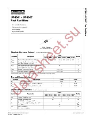 UF4005 datasheet  